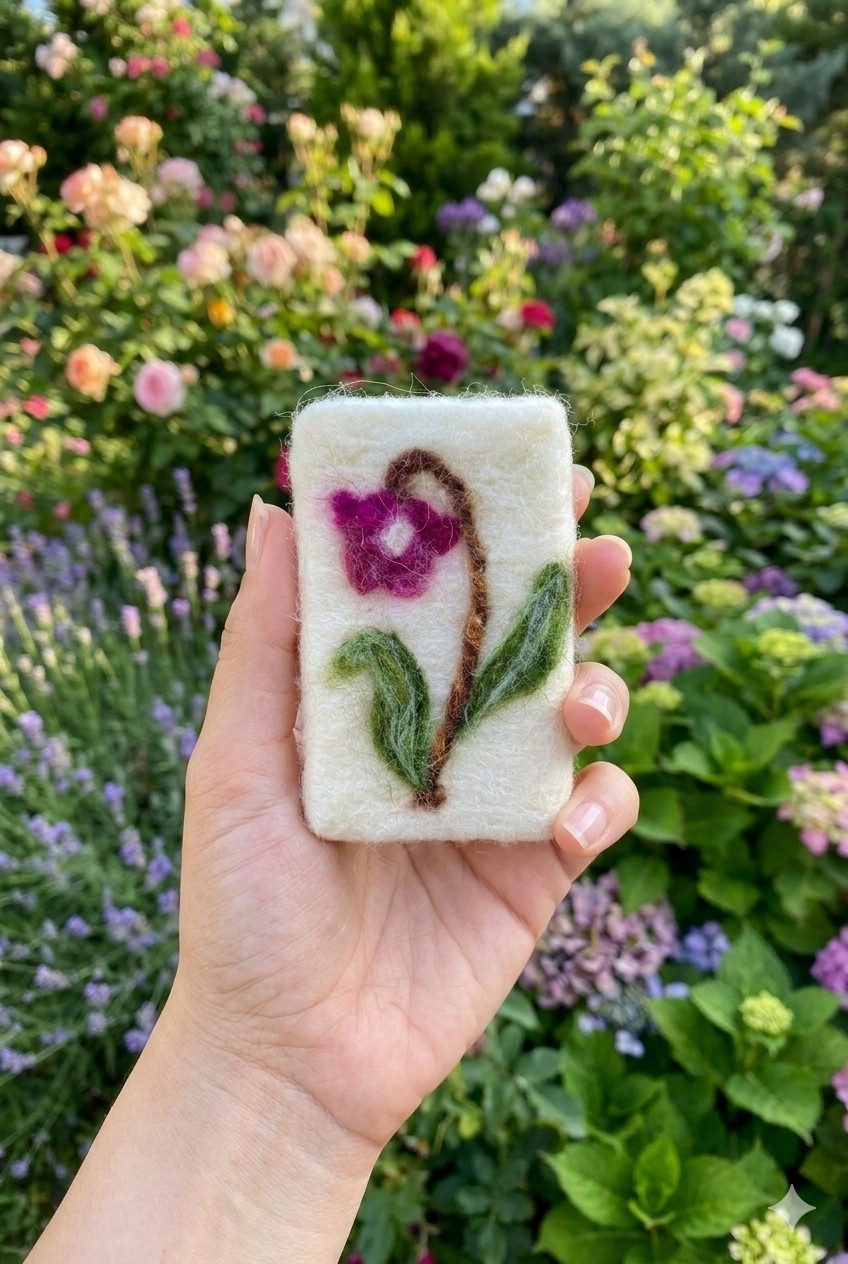 Pembe Çiçek Sabunu